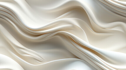 Elegant 3D Waves in Light and Shadow