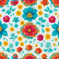 Fotobehang floral texture © HK-ROSSY