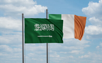 Ireland and Saudi Arabia, KSA flag