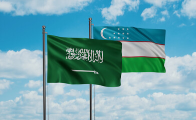 Uzbekistan and Saudi Arabia, KSA flag