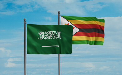 Zimbabwe and Saudi Arabia, KSA flag