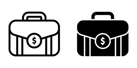 Suitcase icon. sign for mobile concept and web design. vector illustration