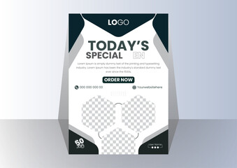 Food and  Restaurant Flyer Template design