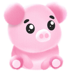 Cute baby pig