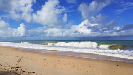 Fototapeta premium beach with clouds