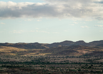 Augrabies national park in South Africa is a nature reserve with the Orange river running through it.
