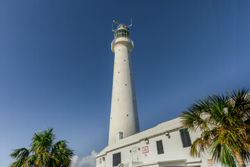 The 185-step Gibbs Hill lighthouse on Bermuda is one of the oldest cast iron lighthouses in the world