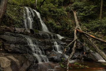 Laurel Falls in the Great Smoky Mountains National Park