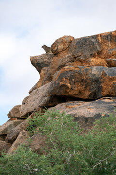 Augrabies Falls National park in South Africa with the Orange River running through it.