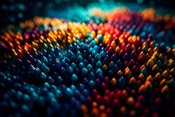 Colorful balloons. Generative AI