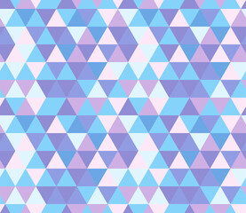 Repeating Geometric Pattern with Triangles in Pastel Colors