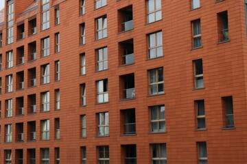 Fototapeta premium red brick building