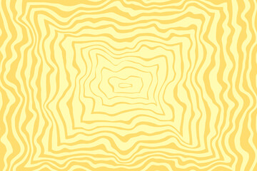 Simple wavy abstract background. Vector illustration of lines with optical illusion, op art.