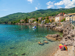 Lovran bei Opatija, Adriaküste, Kroatien