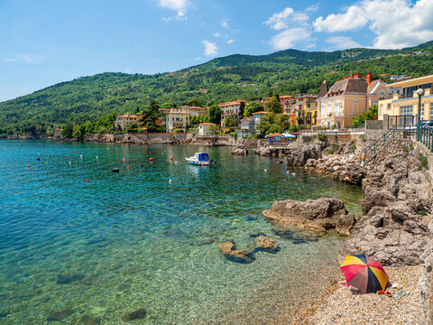 Lovran bei Opatija, Adriak&uuml;ste, Kroatien