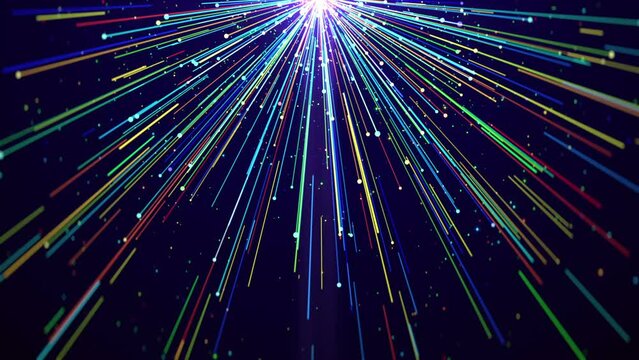 Blue elegant lines background for music