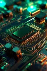 Obraz premium electronic circuit board