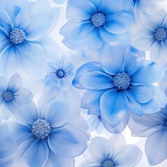 Fototapeta premium blue flower wallpaper