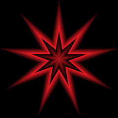 Beautiful gradient colour design red dark Black background for wallpaper template 