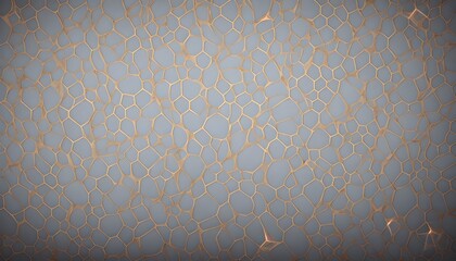 Hexagonal Textured Wall: Background Texture of White Wall with Textured Hexagons
