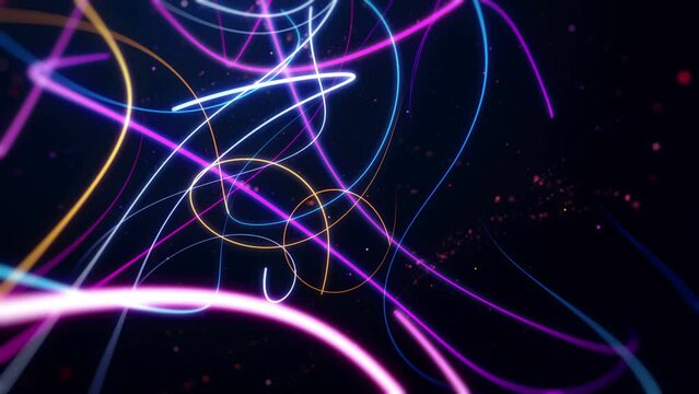 Abstract line background for sci fi technology films and cinematic in scene