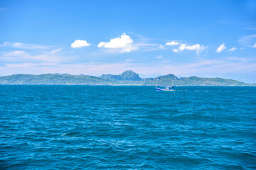 Ko Phi Phi Don Island on a sunny day, Ao Nang, Mueang Krabi District, Krabi, Andaman Sea, Thailand