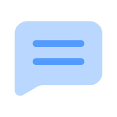 speech bubble duotone icon