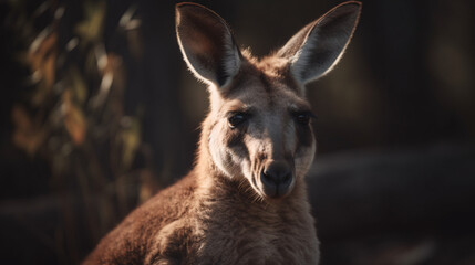 kangaroo animal wildlife nature mammal generative ai