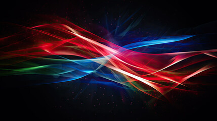 a waving fabric flag. Generative AI