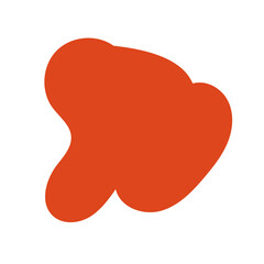 Orange Abstract Shape Vectors 