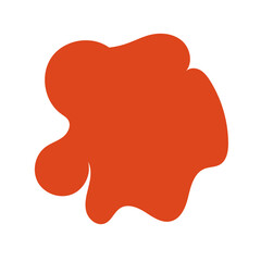 Orange Abstract Shape Vectors 
