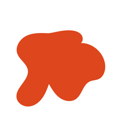 Orange Abstract Shape Vectors 