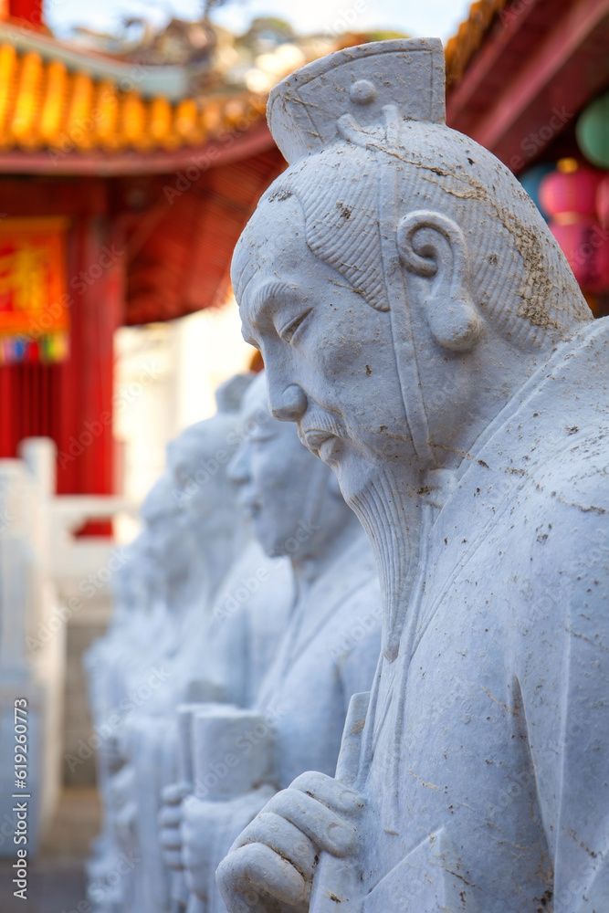 Wall mural nagasaki, japan - nov 28 2022: confucius shrine (koshi-byo) built in 1893 by nagasaki's chinese comm