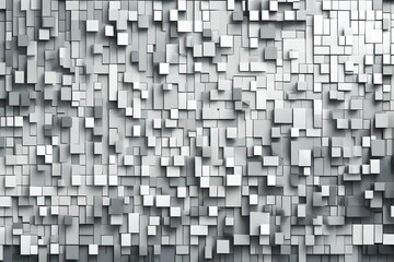 Grey and white mosaic background. Generative AI