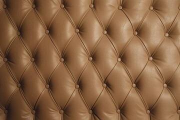 detailed view of a brown leather upholstery texture
