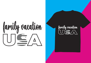 Family vacation T-shirt design, summer vacation T-shirt design holydays T-shirt design, T-shirt design.
