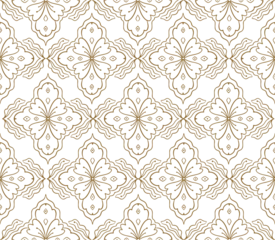 Wandaufkleber Indonesian Batik Pattern © Peterdraw