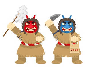 なまはげのイラスト