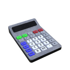 calculator on white