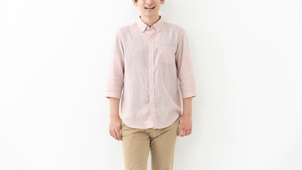 カジュアル男性ポートレート