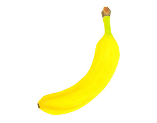黄色いバナナのイラスト素材 