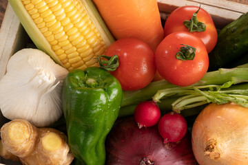 瑞々しい野菜　fresh vegetables	