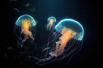 Fototapeta premium jellyfish in the sea
