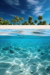 underwater and reef marne background