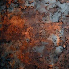Distressed metal surface with rust 