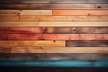 Wooden background generated by AI technology