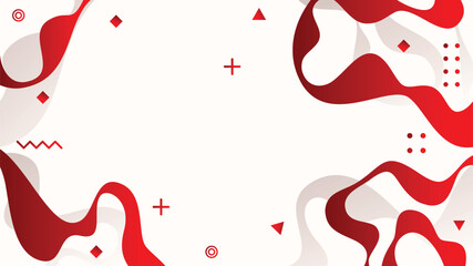 Modern stylish red background with blank space modern futuristic