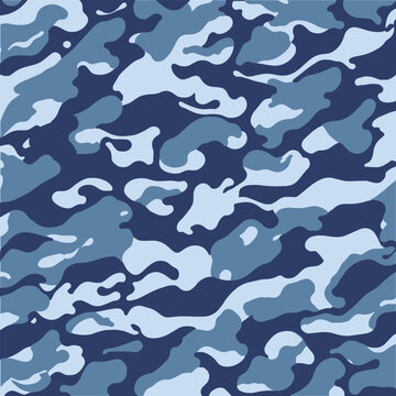 Military clothing fabric design. Military camouflage seamless pattern
