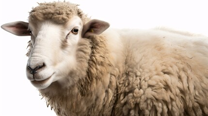 close up of a sheep generative ai