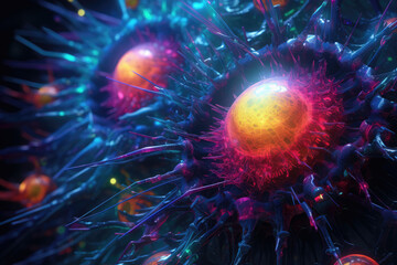 Cyber Virus Concept
